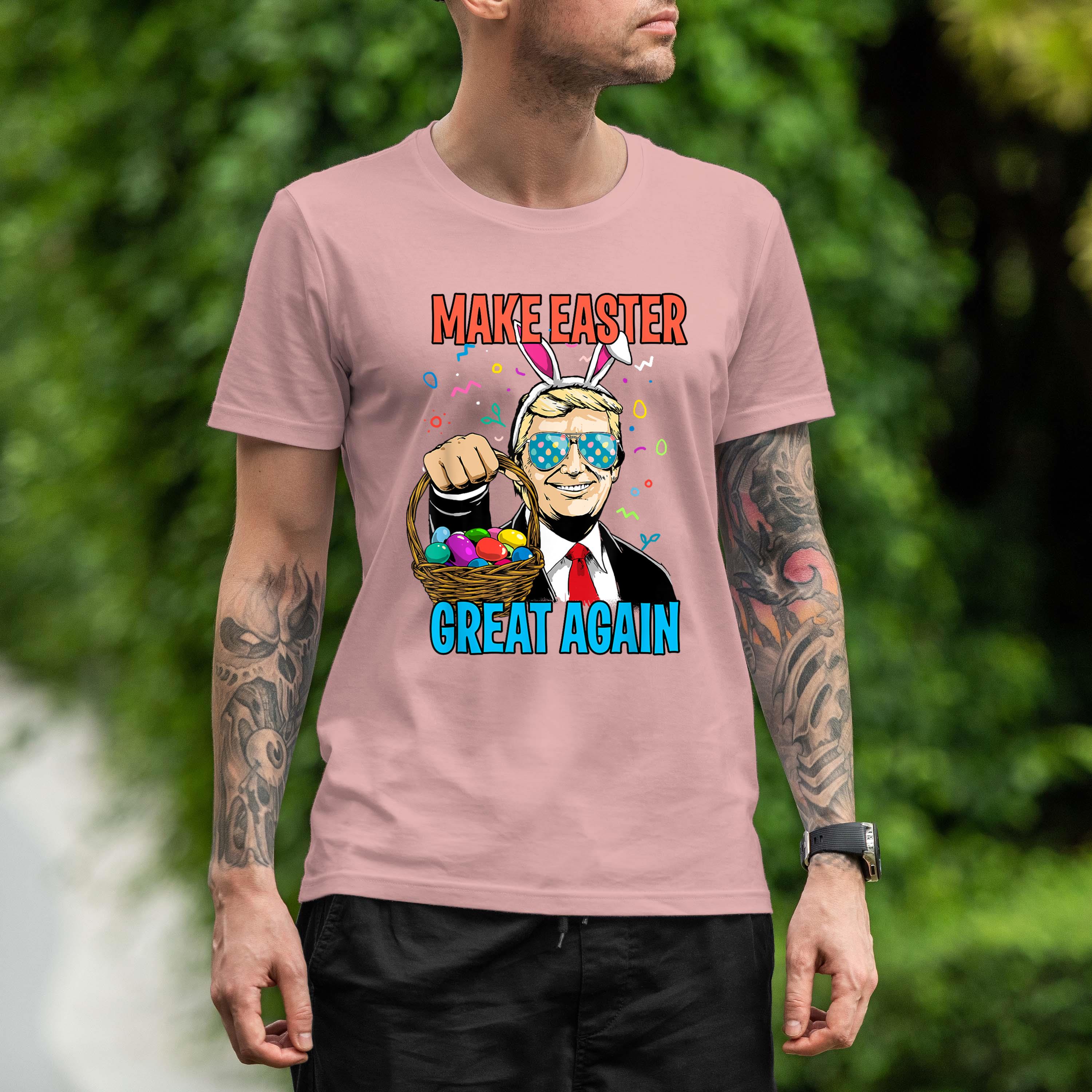 Easter Bunny Trump Shirt Make Easter Great Again Egg Hunt Shirt 